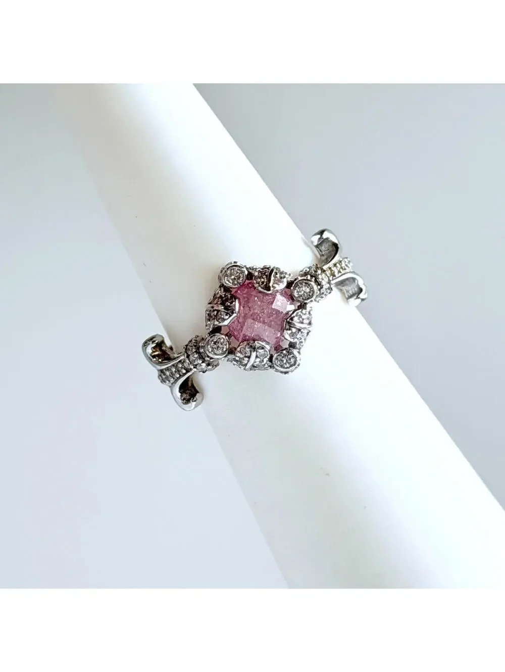Bomb Party Ring Sz 6 Sterling Club “Versailles” on .925 Silver RETRO RBP2589